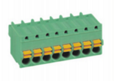 SM-Kabelklemmenblock C09 0381 08 COC-Stecker, RM 3,81 mm, 8-polig, grün